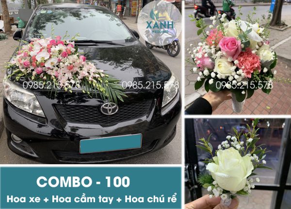 Hoa xe cưới đẹp tại Hà Nội